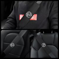 Car Safety Belt Ornament Plush Leather Anti-Fur Seatbelt Shoulder Protector For MG MGZS MG3 MG5 MG7 GT MG550 ZS EV EZS HS EHS Seat Covers