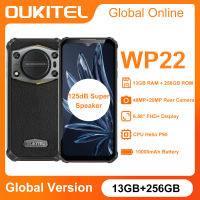 Oukitel WP22ที่ทนทาน P90 6.58 "FHD + 10000MAh 8GB + 256GB กล้องมองหลัง48MP