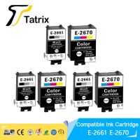 Tatrix Compatible Ink Cartridge For Epson T2661 T2670 T266 266 T267 For Epson Workforce WF-100W WF100W WF‑110W Printer Europe