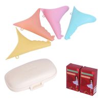 【CC】 Multifunctional Female Urinal  Outdoor Emergency Standing Silicone Storage