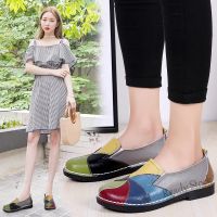 【Ready Stock】 ☇▲☃ C40 [ SCL ] Womens Casual Slip-on Loafers Cow Leather Breathable Fashion Work Office Shoes