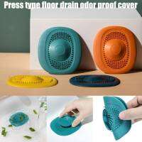 Push-on design Anti-blocking Hair Catcher Hair Stopper Plug Trap Shower Floor Drain Covers Sink Strainer Filter Bathroom Kitchen Accessories