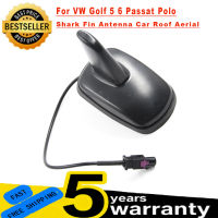 หลังคารถ AM/FM วิทยุเสาอากาศเสาอากาศ Shark Fin Antenna Fit สำหรับ VW Golf 5 6 Passat Polo Tiguan Touran T5 Fakra-sdfwerwewewq