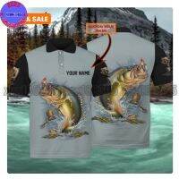 Go Fishing Fish Reaper Jesus skull Polo Shirt For Men women PO1975 (private chat free custom name&amp;logo)