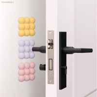 ▪✁ Door Stopper Wall Protector Self-adhesive Door Handle Bumper Silicone Non-slip Doors Stop Muffler Furniture Home improvement