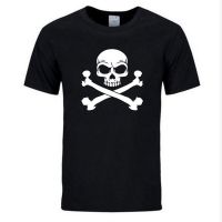 Man Summer Fashion Clothing Skull T Shirt Cool Bloodcurdling Hip Hop Tee 100% Cotton Crew Neck Casual Short Sleeve Tee