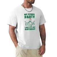 Party Like ItS A Christmas Birthday T-Shirt Kawaii Clothes Vintage Clothes Custom T Shirt Tee Shirt Mens Graphic T-Shirts Anime