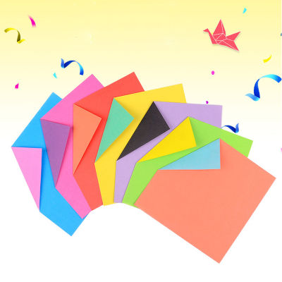 Mododo 24แผ่นกระดาษสำหรับพับโอริงามิ DIY Scrapbooking หัตถกรรม15*15ซม. วัสดุตัดกระดาษเด็กทำด้วยมือพับงานปาร์ตี้ในบ้านอุปกรณ์งานแต่งงานสองด้านสีเหลี่ยม