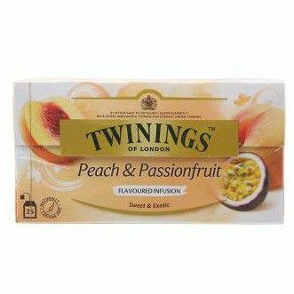 🍀For you🍀 Twinings Peach& Passionfruit ชา พีช และ แพชชั่นฟรุ๊ต ทไวนิงส์ 50กรัม
