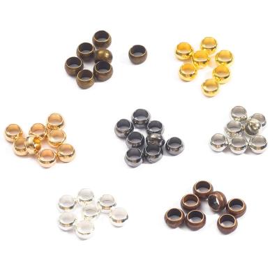 100/200/300/500pcs Metal Copper Positioning Buckle Spacer Beads For DIY Handmade Bracelet Necklace Jewelry Making Accessories