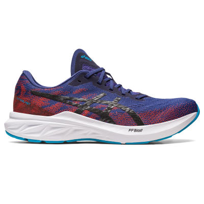 ASICS :  DYNABLAST 3 MEN RUNNING รองเท้า ผู้ชาย รองเท้าผ้าใบ รองเท้าวิ่ง ของแท้  INDIGO BLUE/BLACK