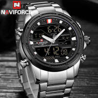 NAVIFORCE Men Watches Top nd Luxury Military Waterproof LED Digital Sport Mens Clock Male Wristwatch relogio masculino 9138