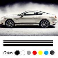 Haywood1 Stickers Styling Vinyl Door Striped Side Skirt Racing Decals 2000-2021 Shelby 500 Accessories