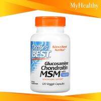 [Exp06/2024] กลูโคซามีน Doctors Best Glucosamine Chondroitin MSM with OptiMSM 120 Caps