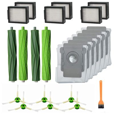 Main Brush &amp; Hepa Filter &amp; Side Brush &amp; Dust Bag Kit New Kits for IRobot Roomba I7 E5 E6 I Series Robot Vacuum Cleaner