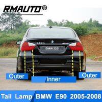 RMAUTO สัญญาณไฟเลี้ยวประกอบไฟ LED ท้ายรถไฟท้ายตัดหมอกโคมไฟไฟเบรกสำหรับ BMW E90 3 Series 2005-2008 2009-2012