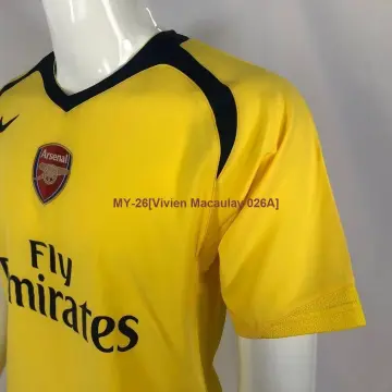 Arsenal 03/05 Away Retro Yellow Football Shirt - My Retro Jersey