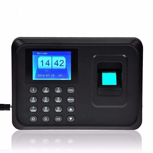 Fingerprint Punch Card Machine Time Attendance Machine Digital Finger ...