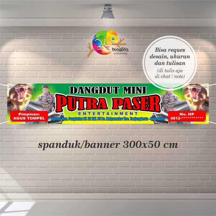 Spanduk Banner Dangdut Mini, Spanduk Jaipongan Dangdut Organ Dll ...