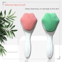 Cute Cat Paw Silicone Face Scrubber Manual Facial Deep Cleansing Brush Makeup Removal Blackhead Pore Exfoliating Tool