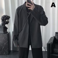 Men Evening Clothing Black Loose Fashion Blazer Suit