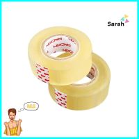 เทปใส PACK IN 18 มม.x 36หลา 2 ชิ้น/แพ็กเกจCLEAR STATIONERY TAPE PACK IN 18MMX36Y 2EA/PACK **พลาดไม่ได้แล้วจ้ะแม่**