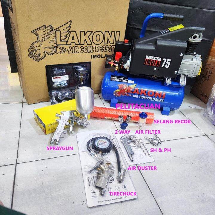 Paket Lengkap Mesin Kompresor Lakoni Imola Lazada Indonesia