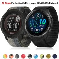 ร้อนแรง2023 Correa สายรัดนาฬิกาไนลอนร้อนสำหรับ Garmin Forerunner 965 265 955 935 945 Epix/Instinct 2 45Mm Enduro 2 Band 26 22Mm สายรัดข้อมือ