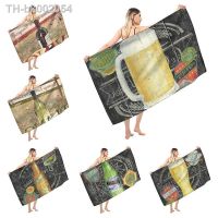 ☏▲ Hawaiian style bathroom adult soft bath towel sauna large beach towel modern fitness towel hotel womens shower quick drying