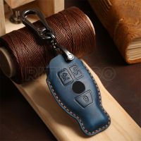 ♠♀ Leather Car Remote Key Case Cover For Mercedes Benz A C E S G Class W204 W205 W212 W176 X167 W463 GLC CLA GLK GL Protector Fob