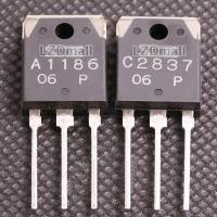 5pairs OriginalTO-3P 2SA1186 2SC2837 TO3P Audio Silicon PNP Epitaxial Planar Transistor Brand New (5pcs A1186+5pcs C2837)