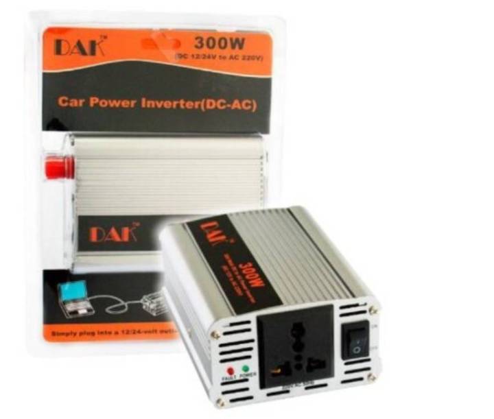 เครื่องอินเวอร์เตอร์แปลงไฟ-dak-12v-300w-power-inverter-12v-dc-เป็น-220v-ac-ขนาด-300w