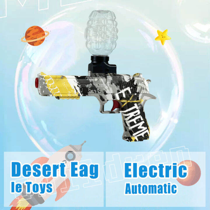 Wargame New Desert Eagle Gel Blaster Electric Gel Splatter Ball Gun ...