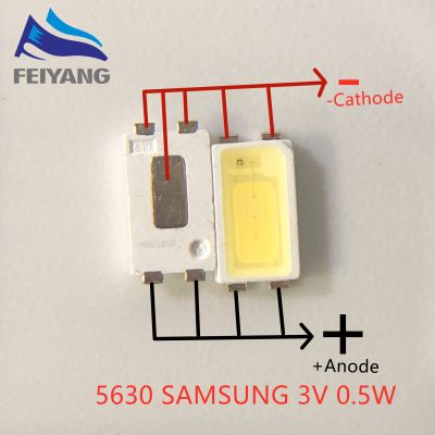 100PCS LED Backlight 0.5W 3v 5630 FOR SAMSUNG Cool white LCD Backlight for TV TV Application SPBWH1532S1ZVC1BIBElectrical Circuitry Parts