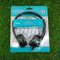 หูฟังRapoo H100 Plus Wired Stereo Headsets HD Voice Rotary Microphone Volume Adjustment