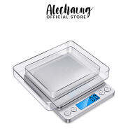 Alechaung เครื่องชั่งดิจิตอล สแตนเลส ตาชั่งเล็ก เครื่องชั่งขนม kitchen scale 1kg/3kg สำหรับชั่งกาแฟ เบเกอรี่ ขนม ใช้งานusb/ใส่ถ่าน