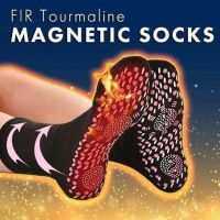 【YD】 Magnetic Heated Socks Self-heating Thermal Pain Men Warm Massage Sport