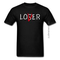 Lover Loser Printed Men Tshirt O Neck T Shirt Harajuku Tops 100% Cotton T-Shirt Vintage Mens Fashion Tee Shirt Sexy Tshirts