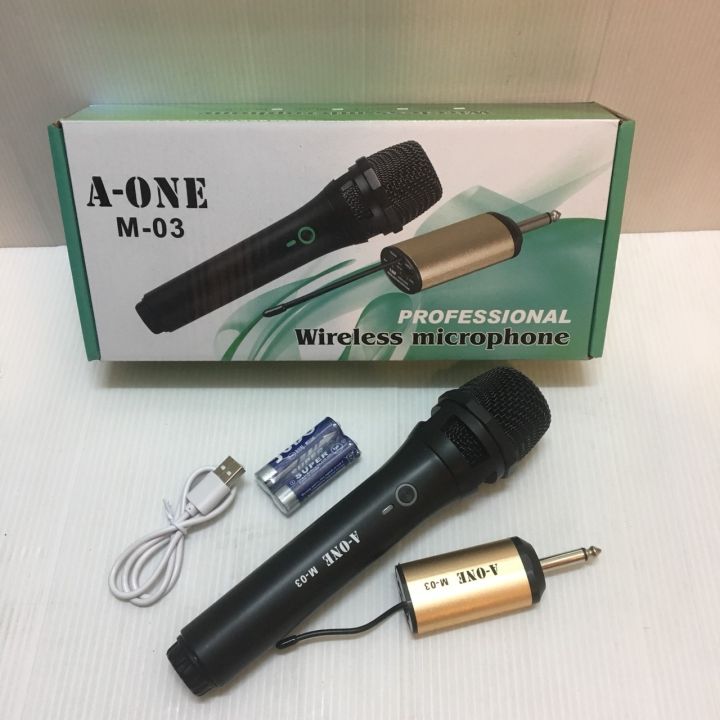 a-one-ไมโครโฟน-ไร้สาย-wireless-microphone-uhf-รุ่น-m-03-pt-shop