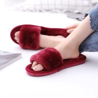 ✨Fast Shipping✨Fluffy Slippers Wear at Home for Women Soft Anti Slip House Indoor Bedroom Slippers