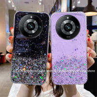 เคสโทรศัพท์ Realme 11 Pro + Plus Phone Case เคส Realme11Pro+ 5G เคสนิ่มลายท้องฟ้าเต็มไปด้วยดวงดาวแววที่ชัดเจนหลากสี2023