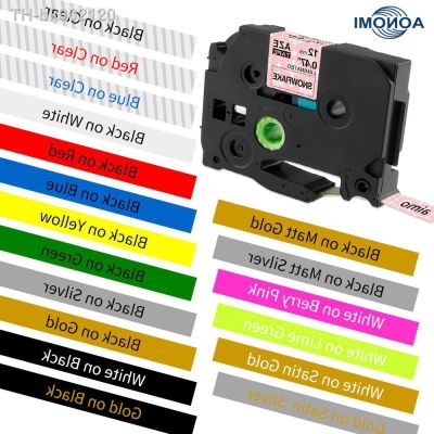 ❃▪♝ 1PK 231 12mm TZ Tape TZe-231 TZ221 531 631 334 Laminated Ribbon Label Tape Compatible for Brother PT-H110 Label Maker 61 Colors