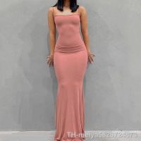 【hot】卍  Sleeveless Backless 2023 Y2k Bodycon Outfits Ladies Birthday Sundress