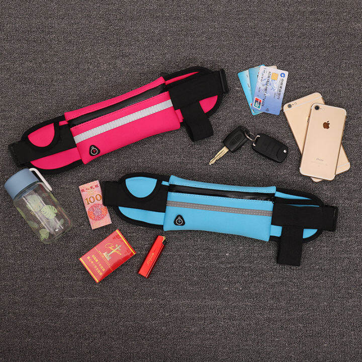 OLIKEI Water Bottle Waist Bag Waterproof Marathon Running Belt Bag