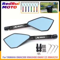 For YAMAHA XMAX300 XMAX400 XMAX X-MAX 125 250 300 400 Motorcycle CNC Aluminum Rear View Rearview Mirrors Side Mirrors