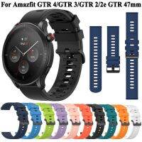 fgjdfgrh 22mm Silicone Watch Strap For Xiaomi Huami Amazfit GTR 3 Pro /GTR 4 2e 47mm Wristband Stratos 3 Smartwatch Bracelet Watchband