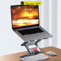 Foldable Laptop Holder Stand 360 Adjustable Phone Tablet Bracket Holder Aluminum Alloy Anti Slip for 11-17 Inch Notebook Laptop Stands