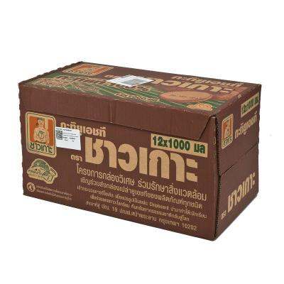 สินค้ามาใหม่! ชาวเกาะ กะทิ 100% 1000 มิลลิลิตร x 12 กล่อง Chaokoh Coconut Milk 1000 ml x 12 Boxes ล็อตใหม่มาล่าสุด สินค้าสด มีเก็บเงินปลายทาง