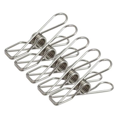 10pcs Stainless Steel Clothes Pegs Home Hanging Clips Pins Laundry Windproof Clamps 3 Clothes Hangers Pegs