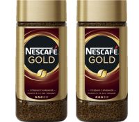 Nescafe Gold Instant Coffee (Europe Imported) เนสกาแฟ โกลด์ กาแฟสำเร็จรูป 190g. x 2ขวด